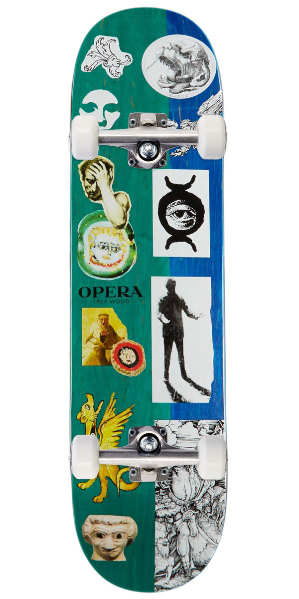 Opera Trey Wood Other Side Skateboard Complete - 8.25