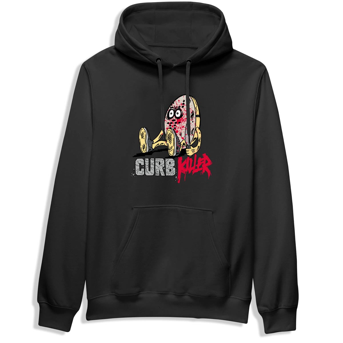 Slappy Curb Killer Hoodie - Black image 1