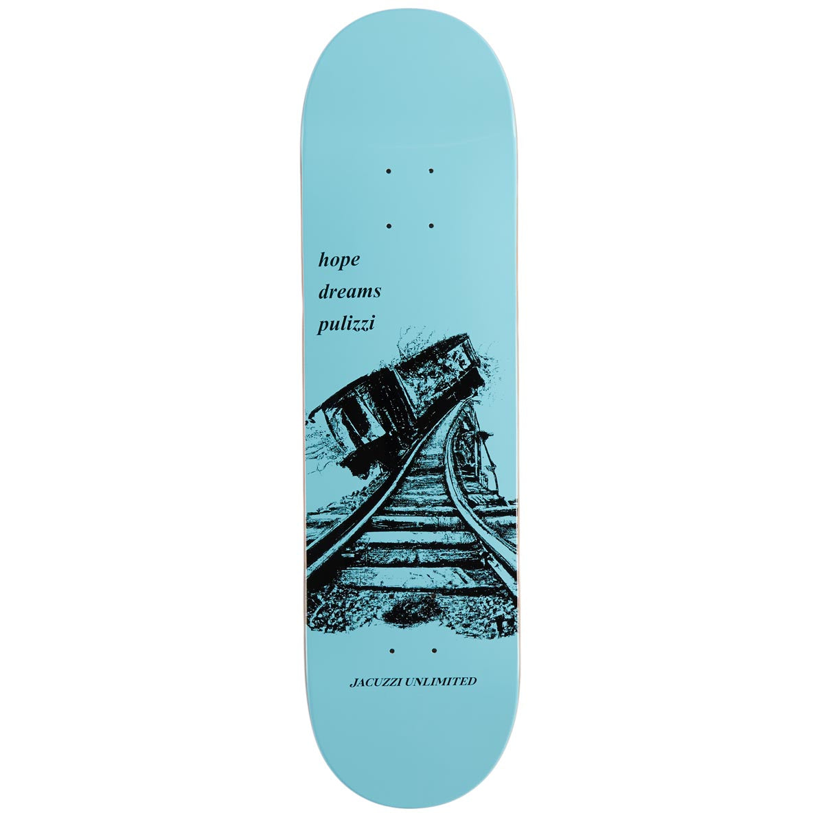 Jacuzzi Unlimited Michael Pulizzi Off the Rails Skateboard Deck - 8.375