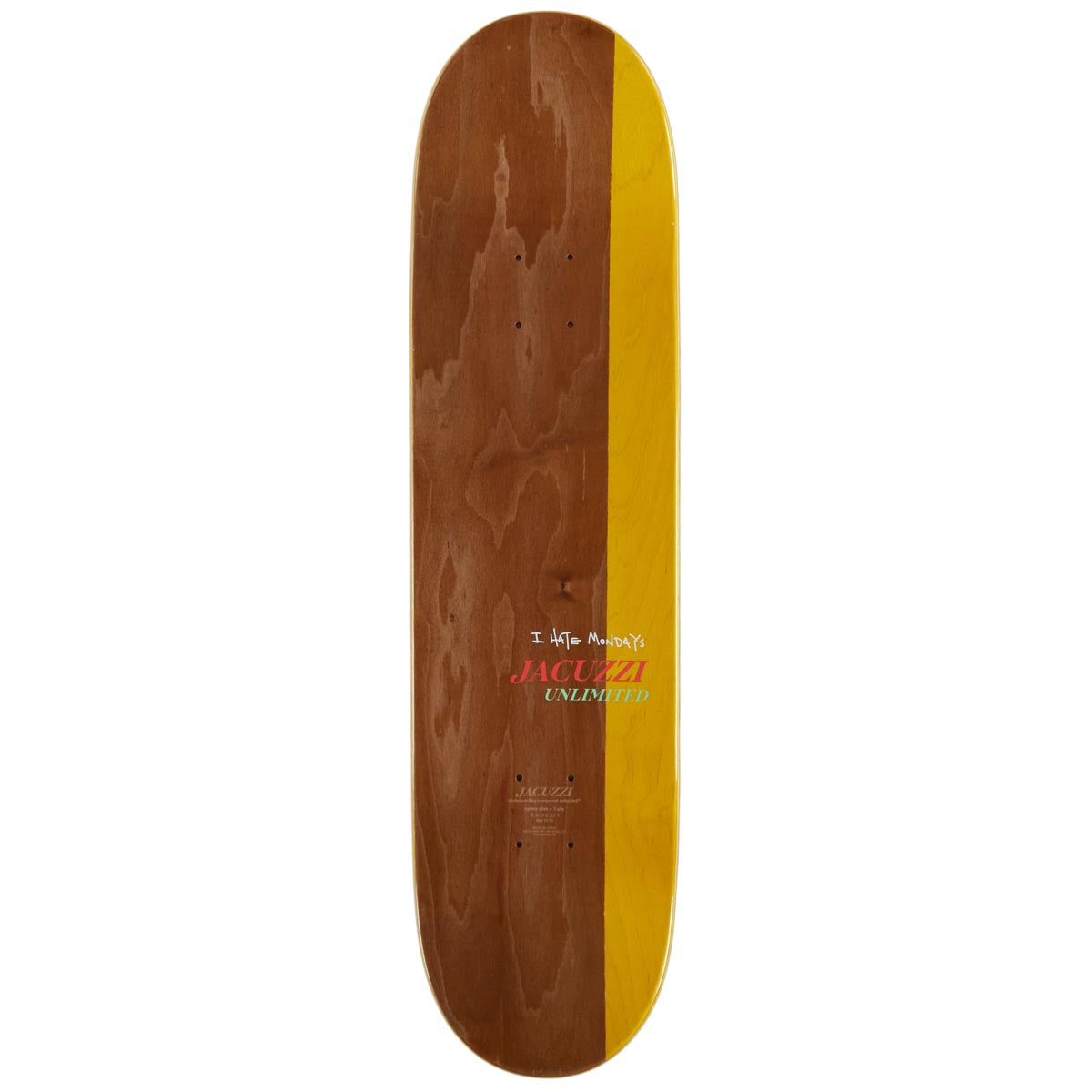 Jacuzzi Unlimited The Musical Skateboard Deck - 8.375