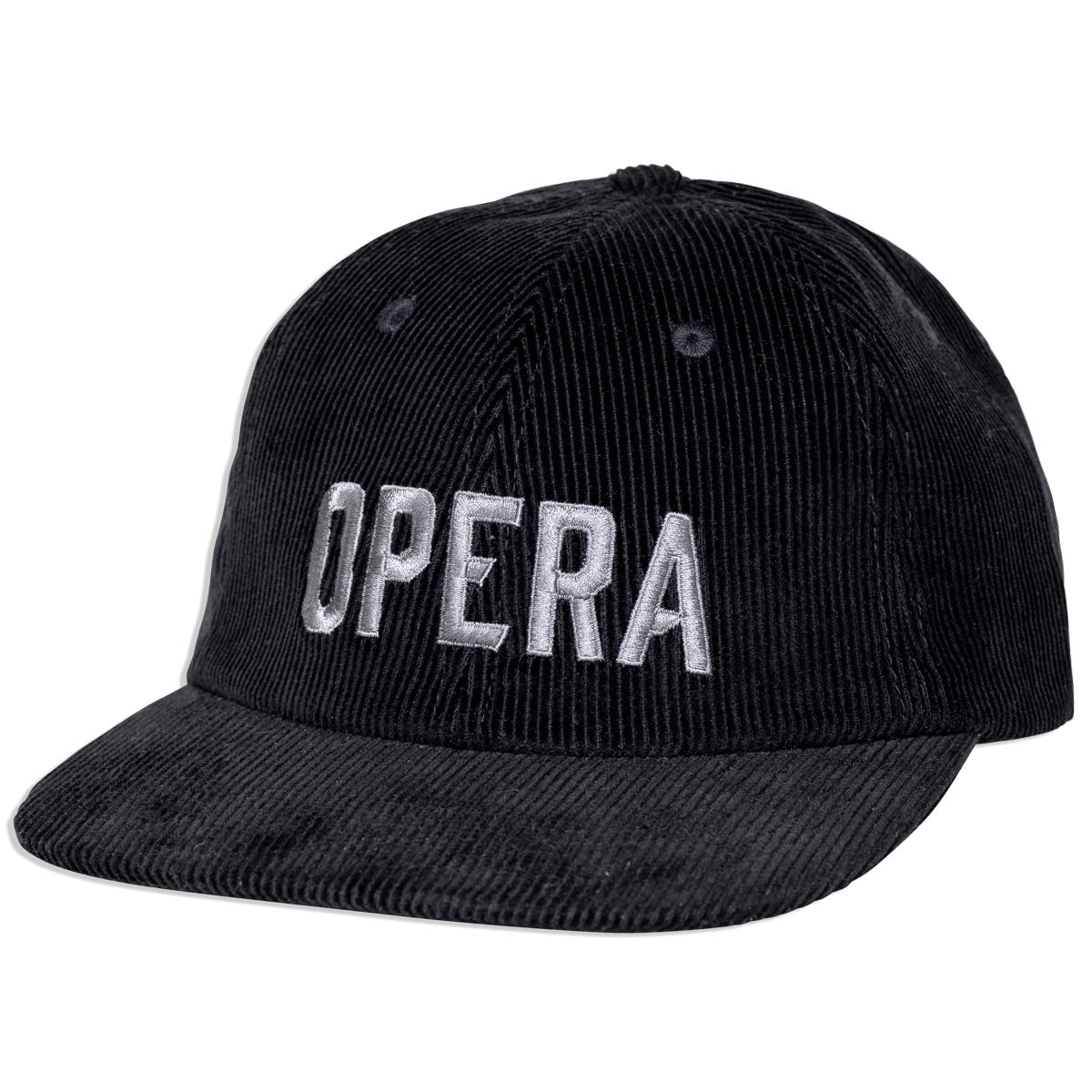 Opera Corduroy Hat - Black image 1