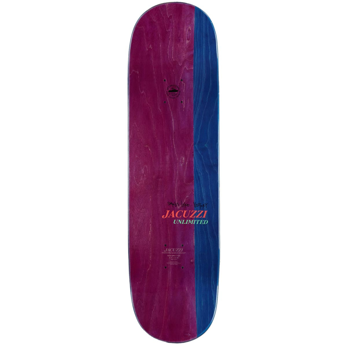 Jacuzzi Burnt Rubber Jet Ski EX7 Skateboard Deck - 8.75