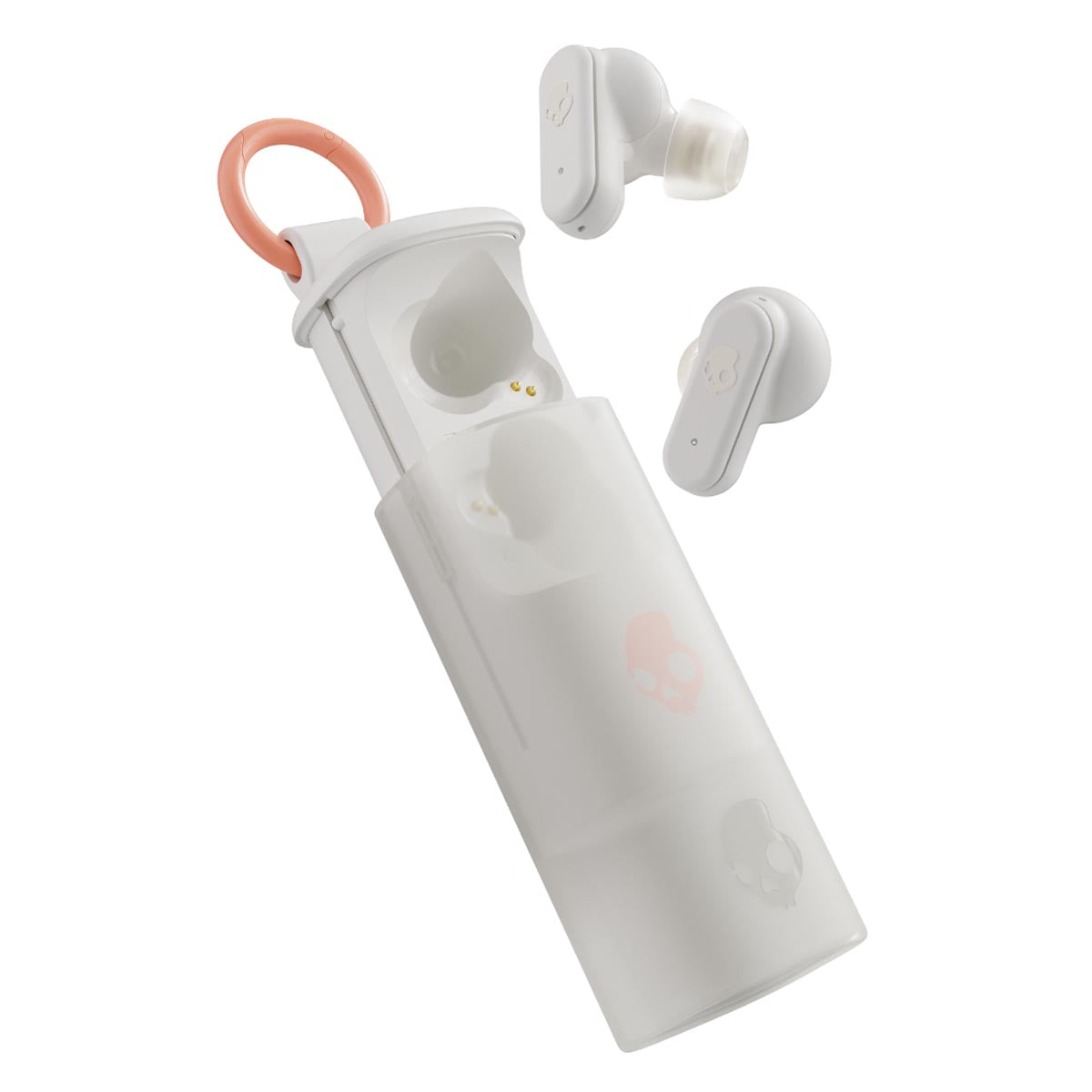 Skullcandy TW Dime Evo Headphones - Bone/Glow Orange image 1