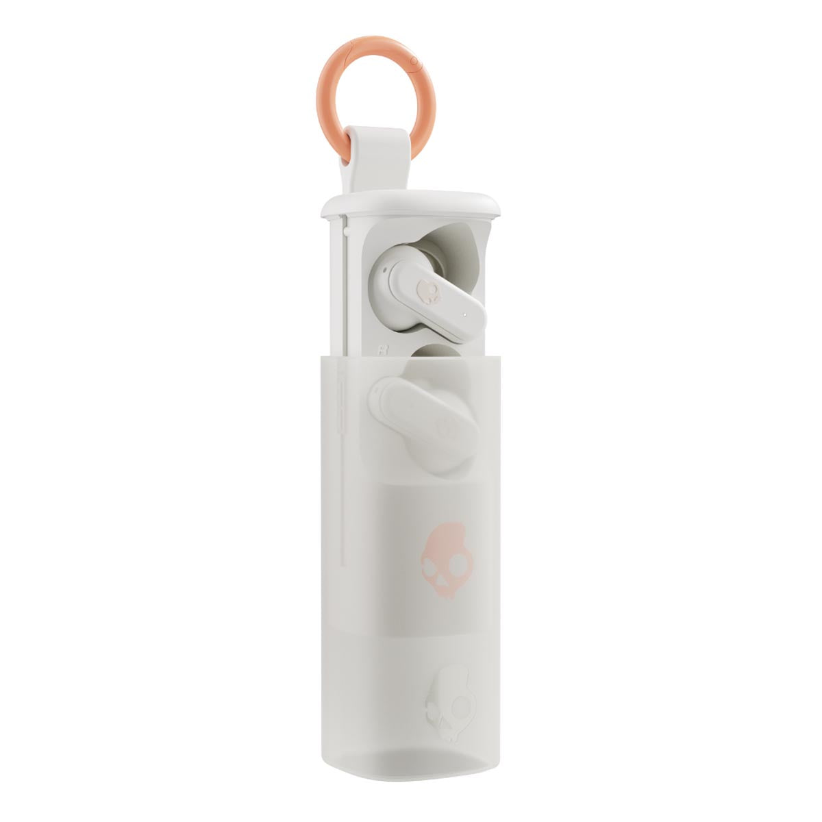 Skullcandy TW Dime Evo Headphones - Bone/Glow Orange image 2