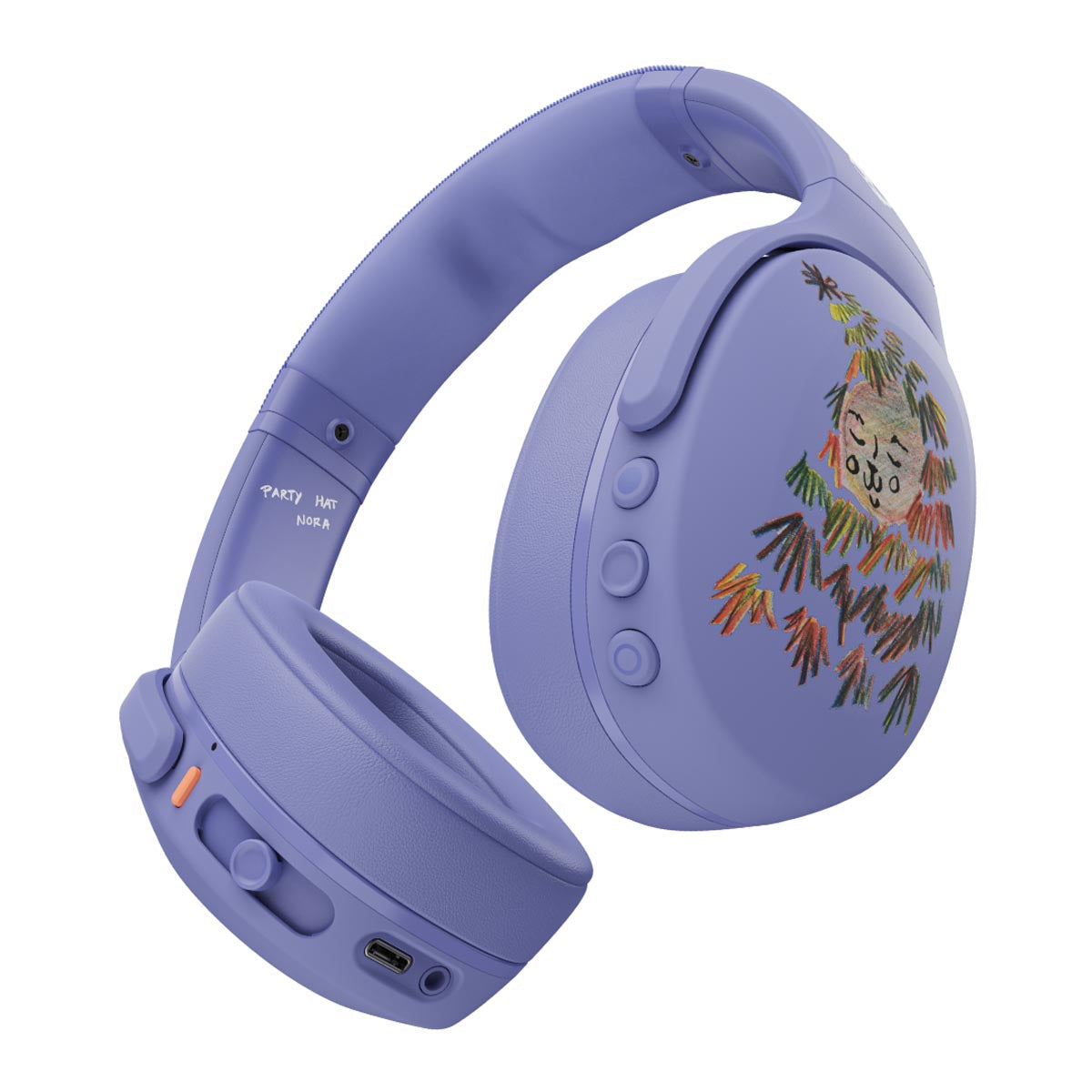 Skullcandy x Nora Crusher Evo Headphones - Party Hat image 1