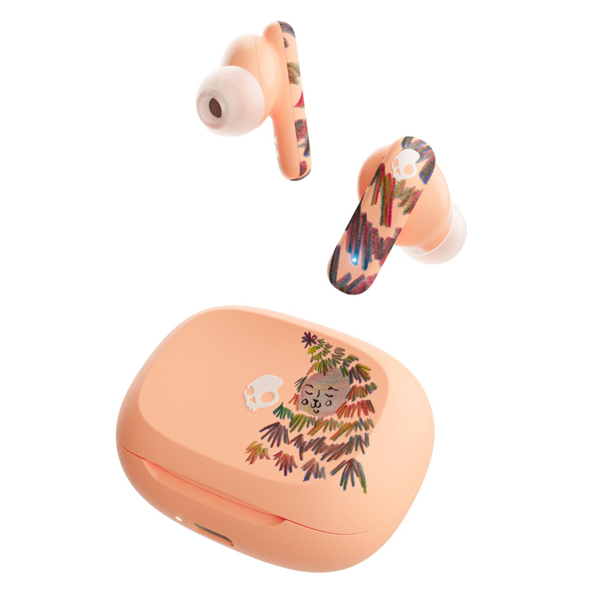 Skullcandy x Nora Smokin Buds In-Ear Headphones - Party Hat image 1