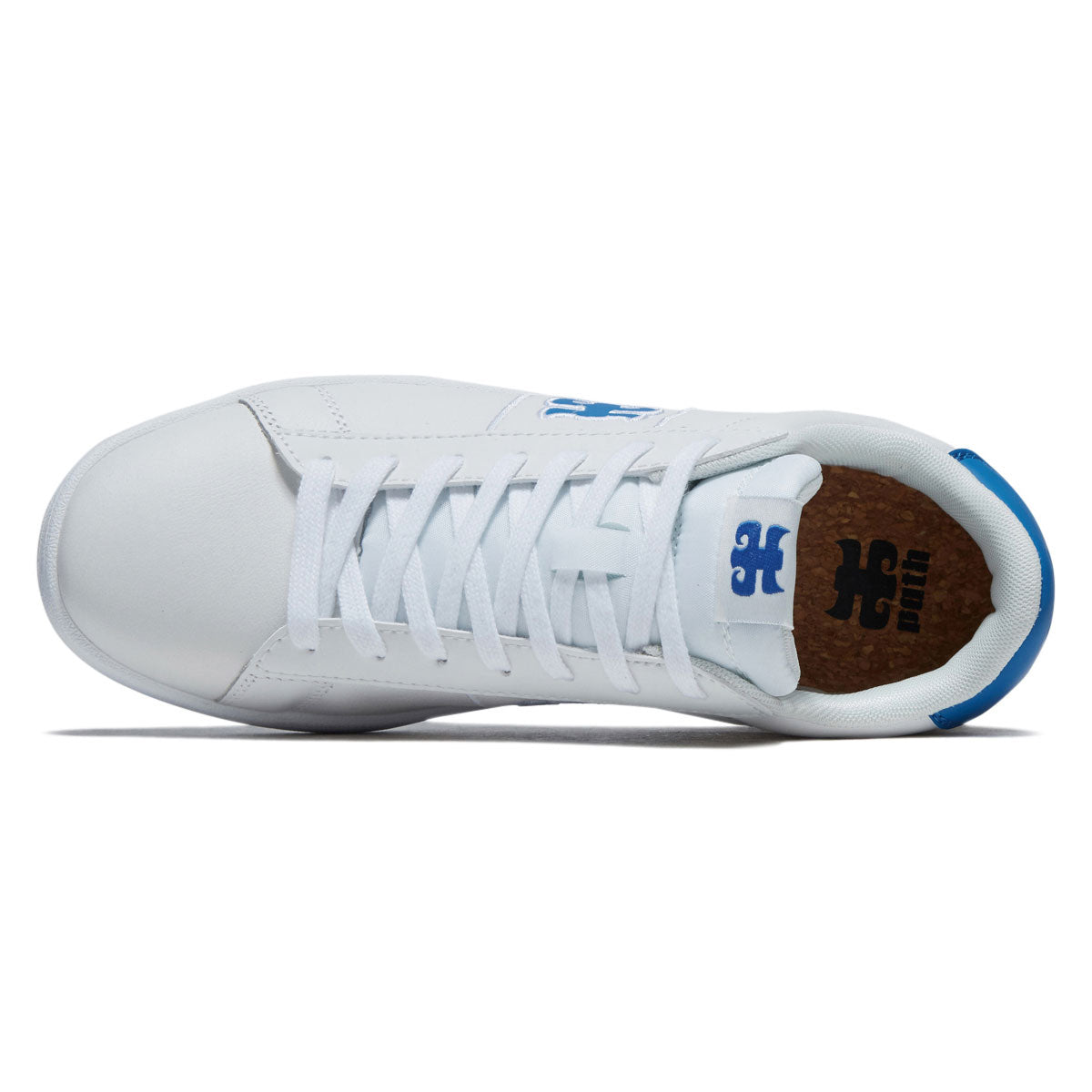 IPath Ace Shoes - White Leather/Caroline Blue image 3
