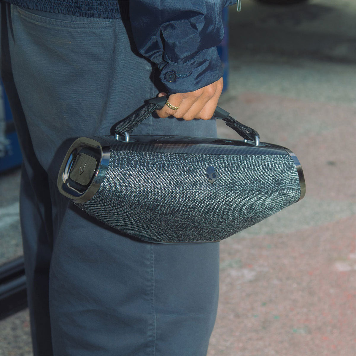 Skullcandy x Fucking Awesome Barrel Mini Wireless Speaker - FA Silver image 4