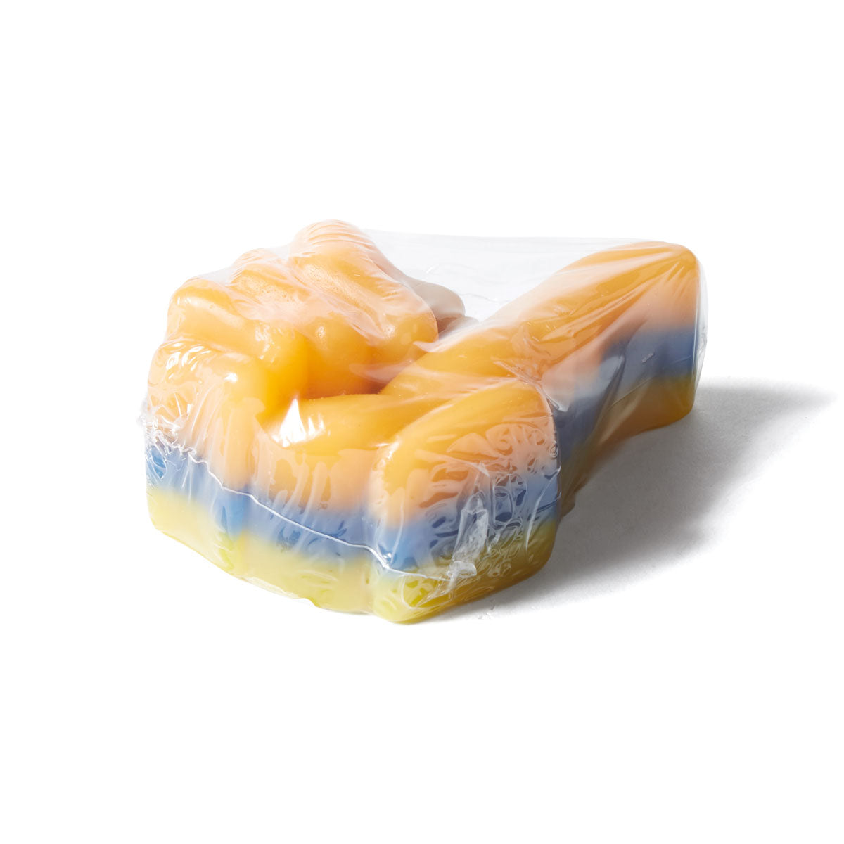 Bro Style Thumbs Up Skate Wax - Yellow/Blue/Orange image 2