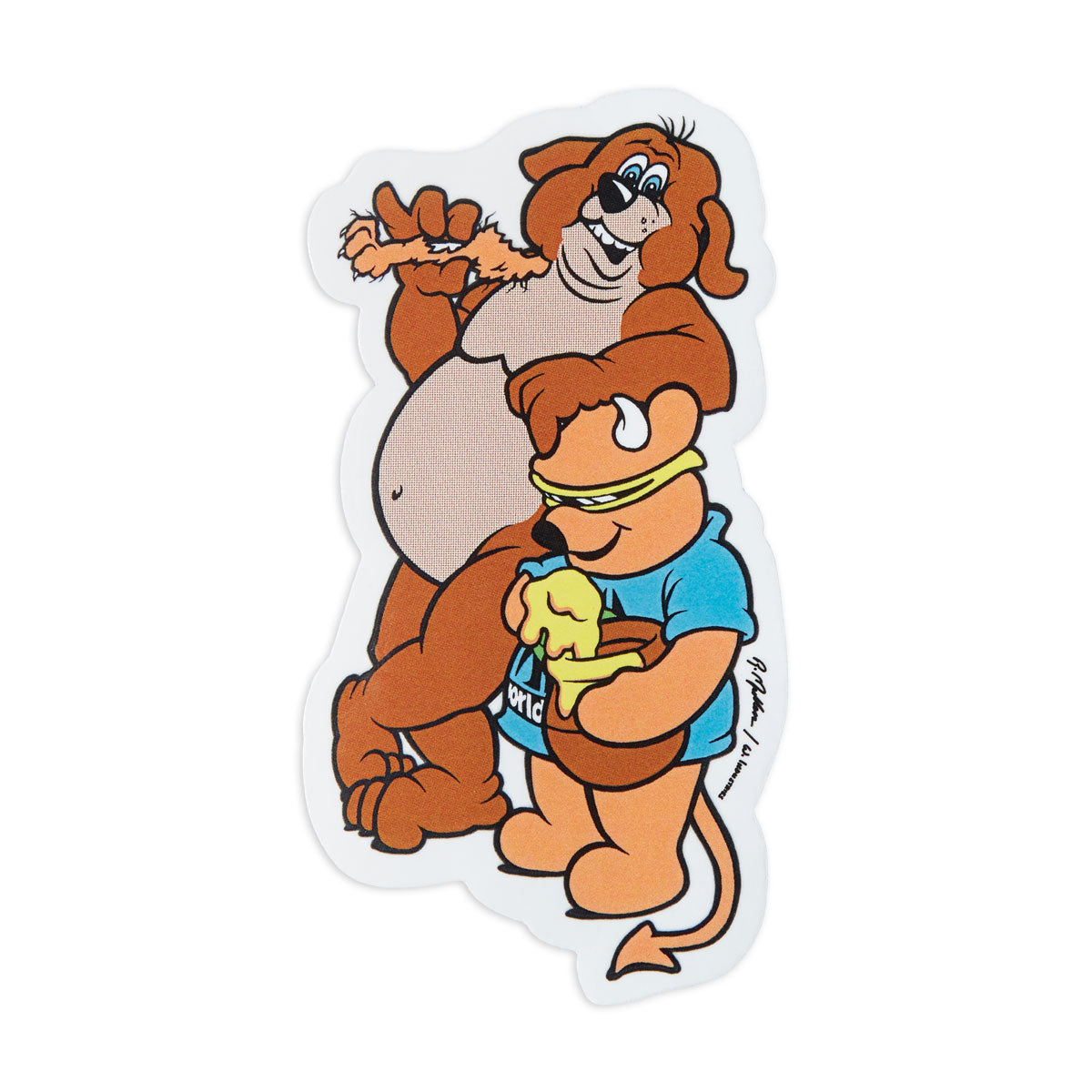 World Industries Mullen Bear Sticker - Multi image 1