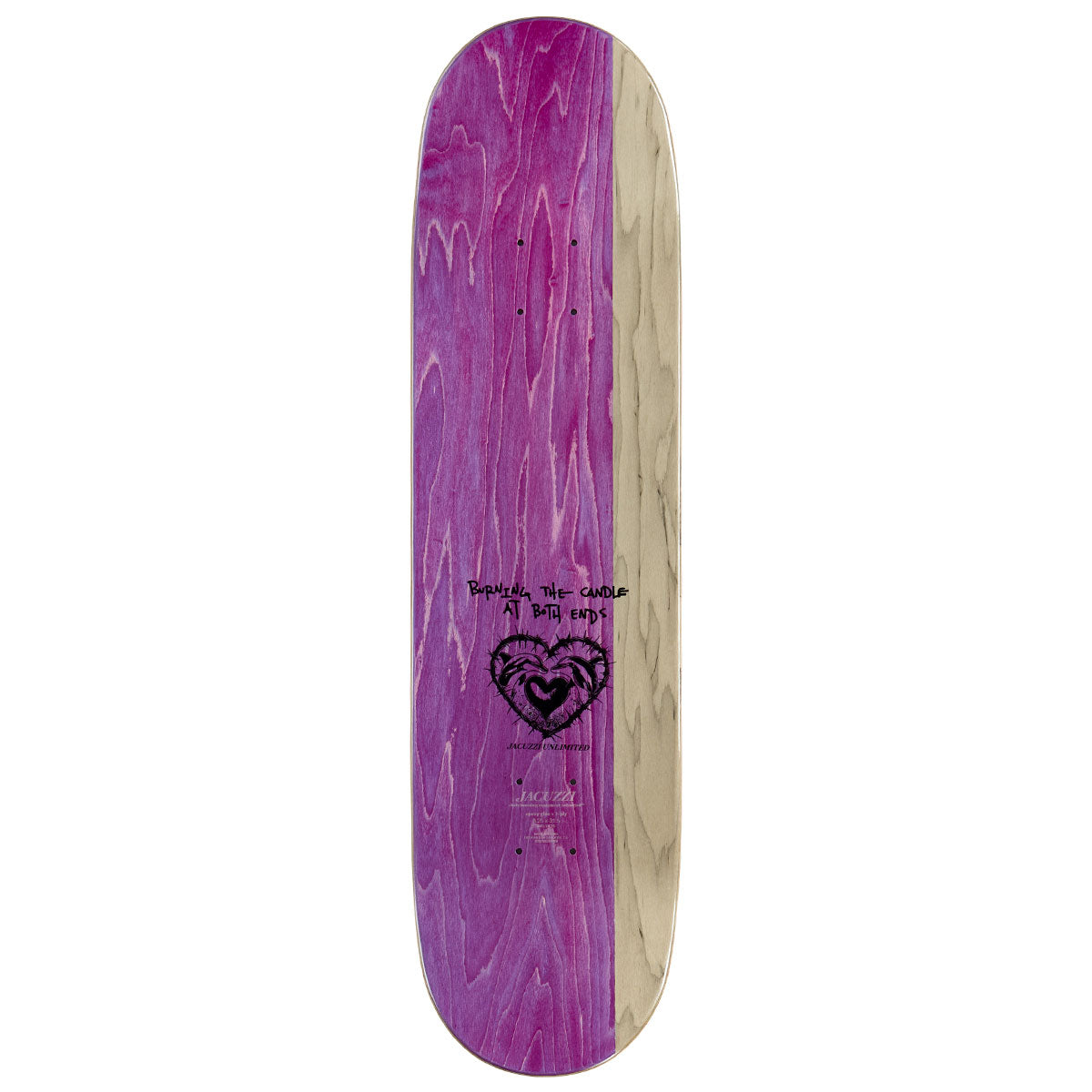 Jacuzzi Unlimited Burnt Ends EX7 Skateboard Complete - 8.25