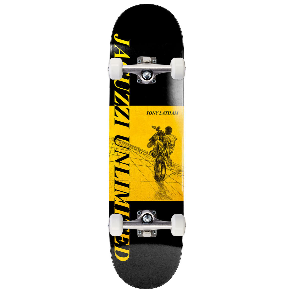 Jacuzzi Unlimited Tony Latham Dirtbike EX7 Skateboard Complete - Yellow - 8.25