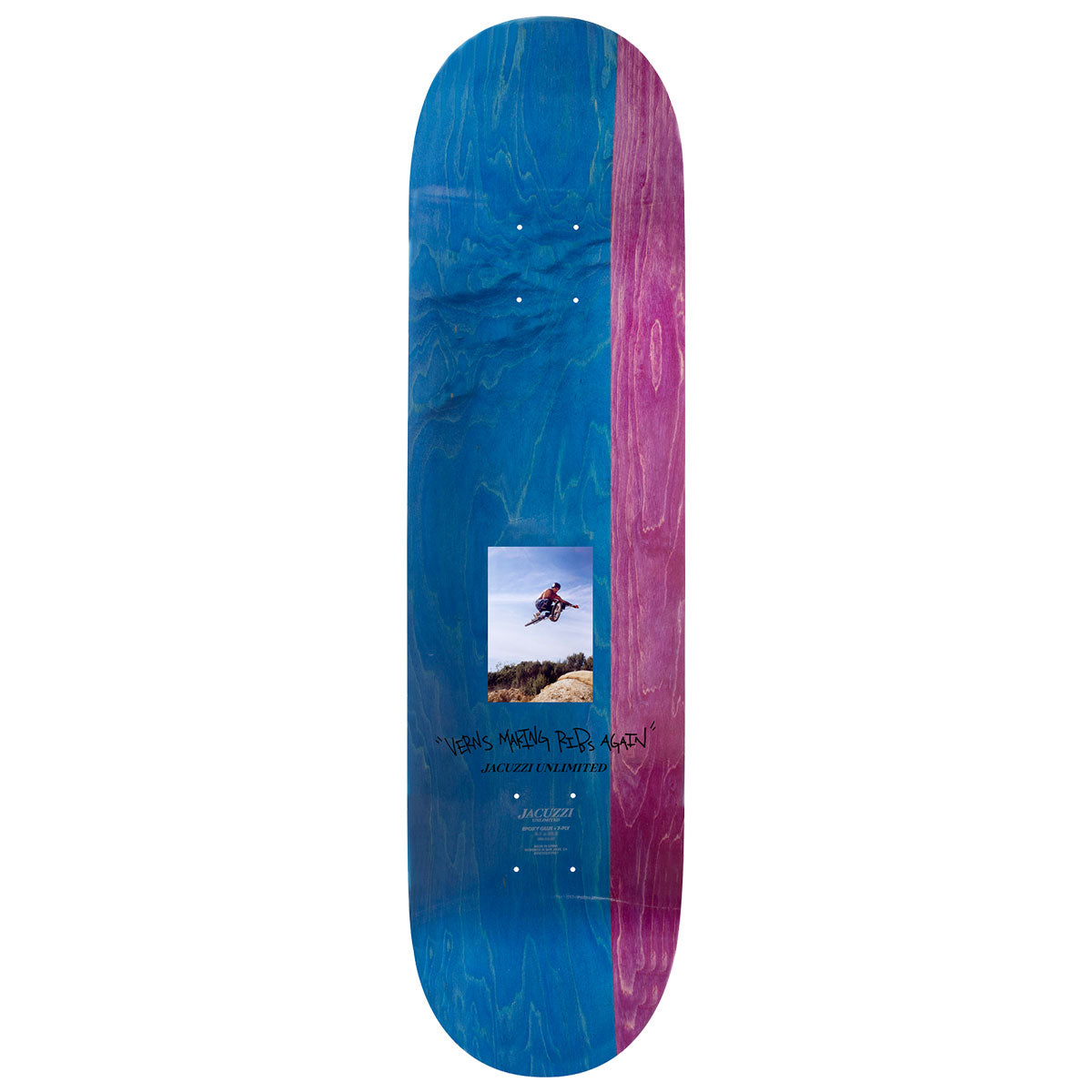 Jacuzzi Unlimited Tony Latham Dirtbike EX7 Skateboard Complete - Red - 8.50