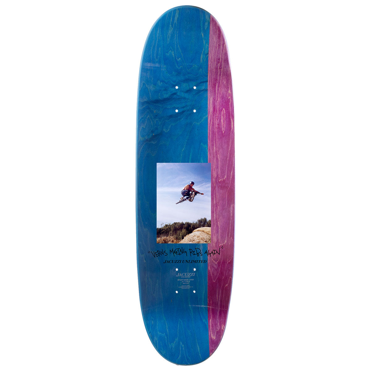 Jacuzzi Unlimited Tony Latham Dirtbike EX7 Skateboard Complete - Teal - 9.125