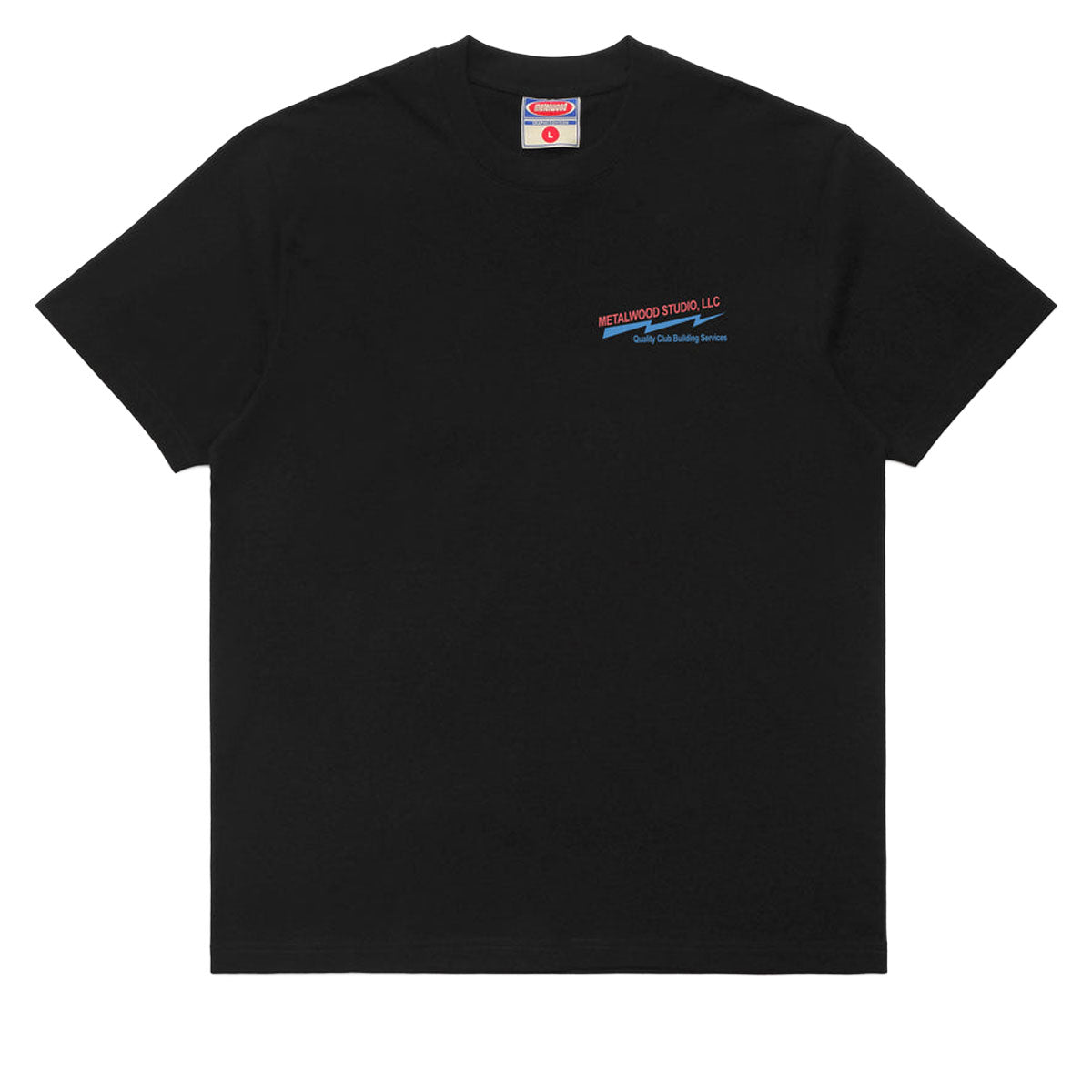 Metalwood Club Building T-Shirt - Black image 1