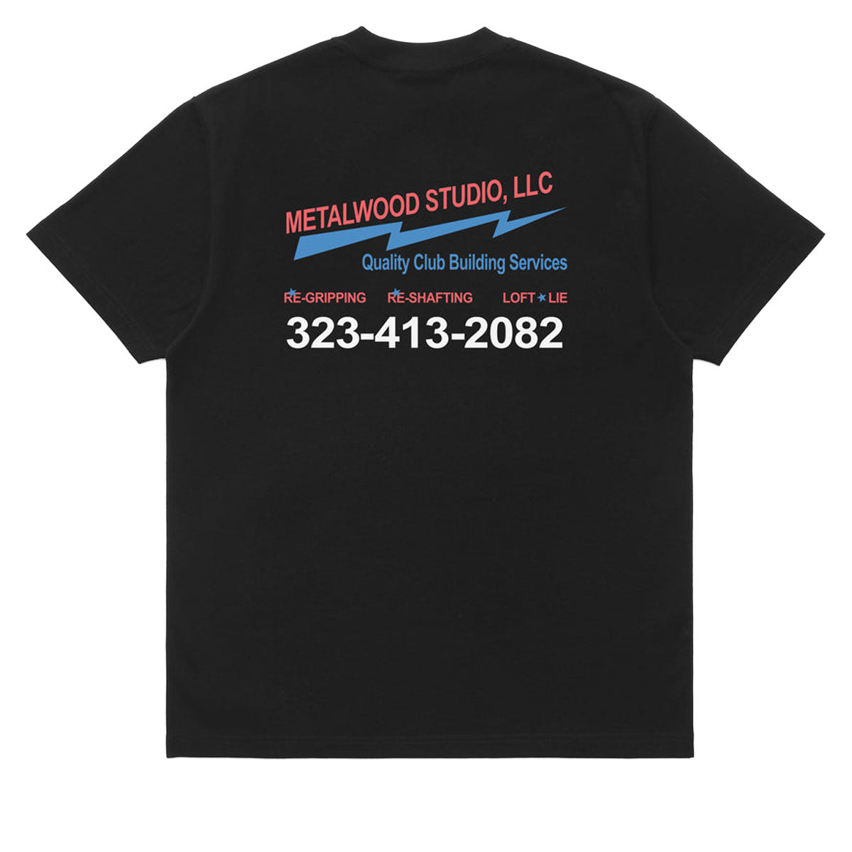 Metalwood Club Building T-Shirt - Black image 2