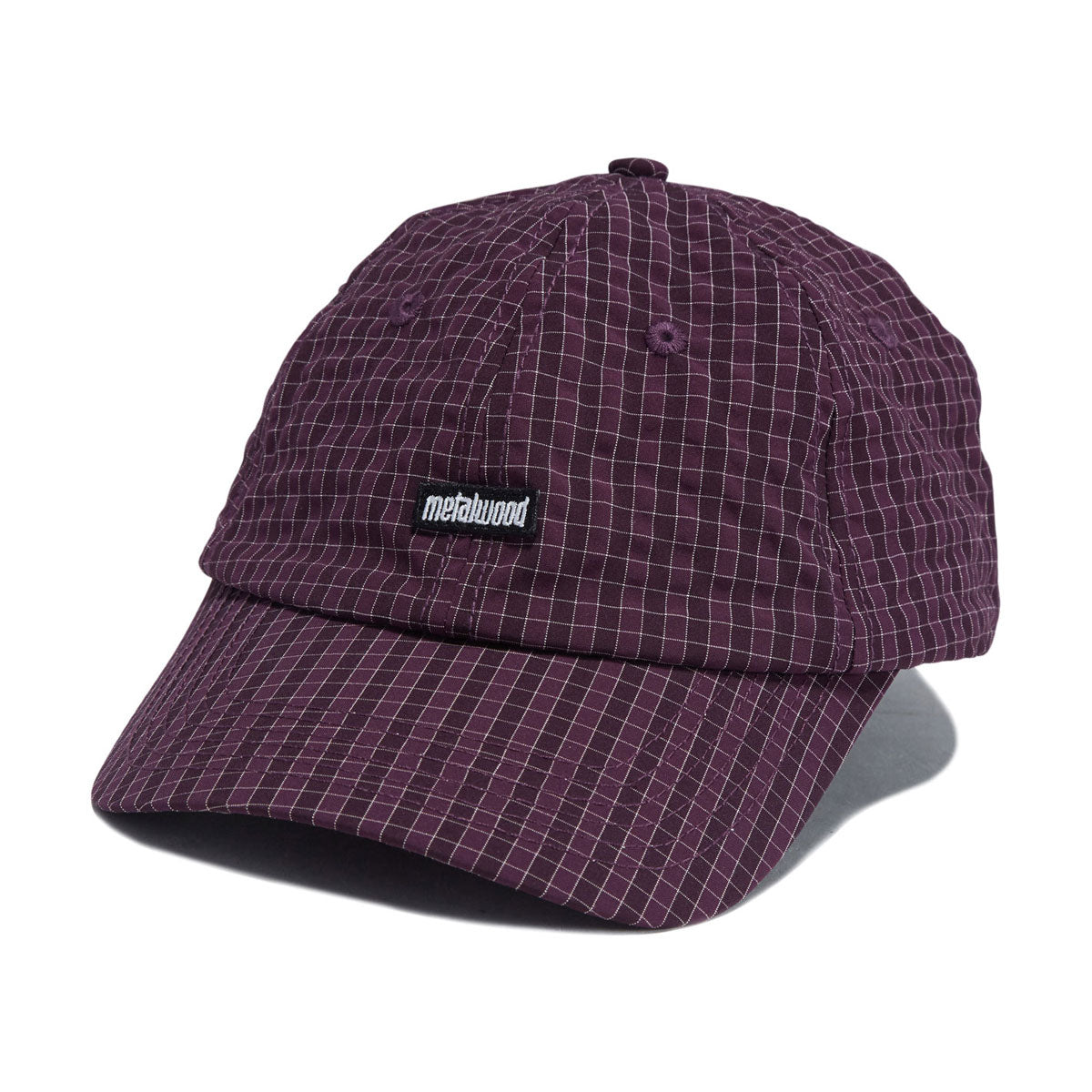 Metalwood Mini Metal Logo Dad Hat - Plum image 1