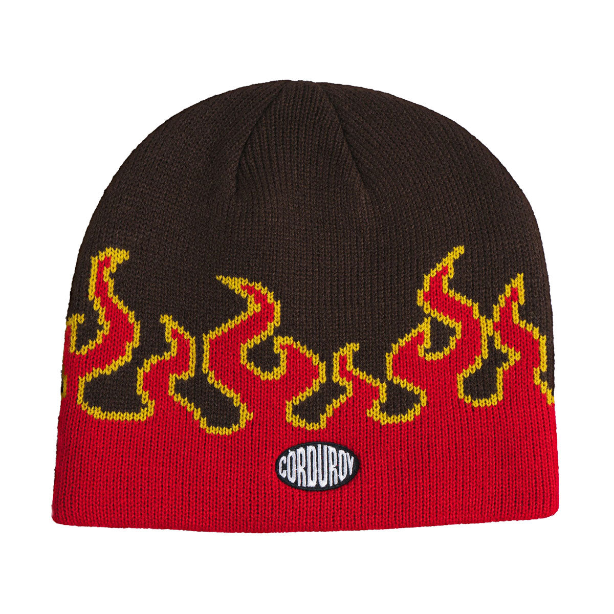 Corduroy LL Burn Skully Beanie - Chocolate image 1