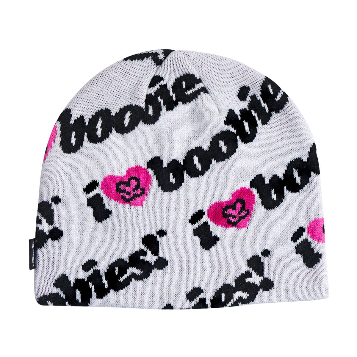 Corduroy Keep A Breast Beanie - White image 1