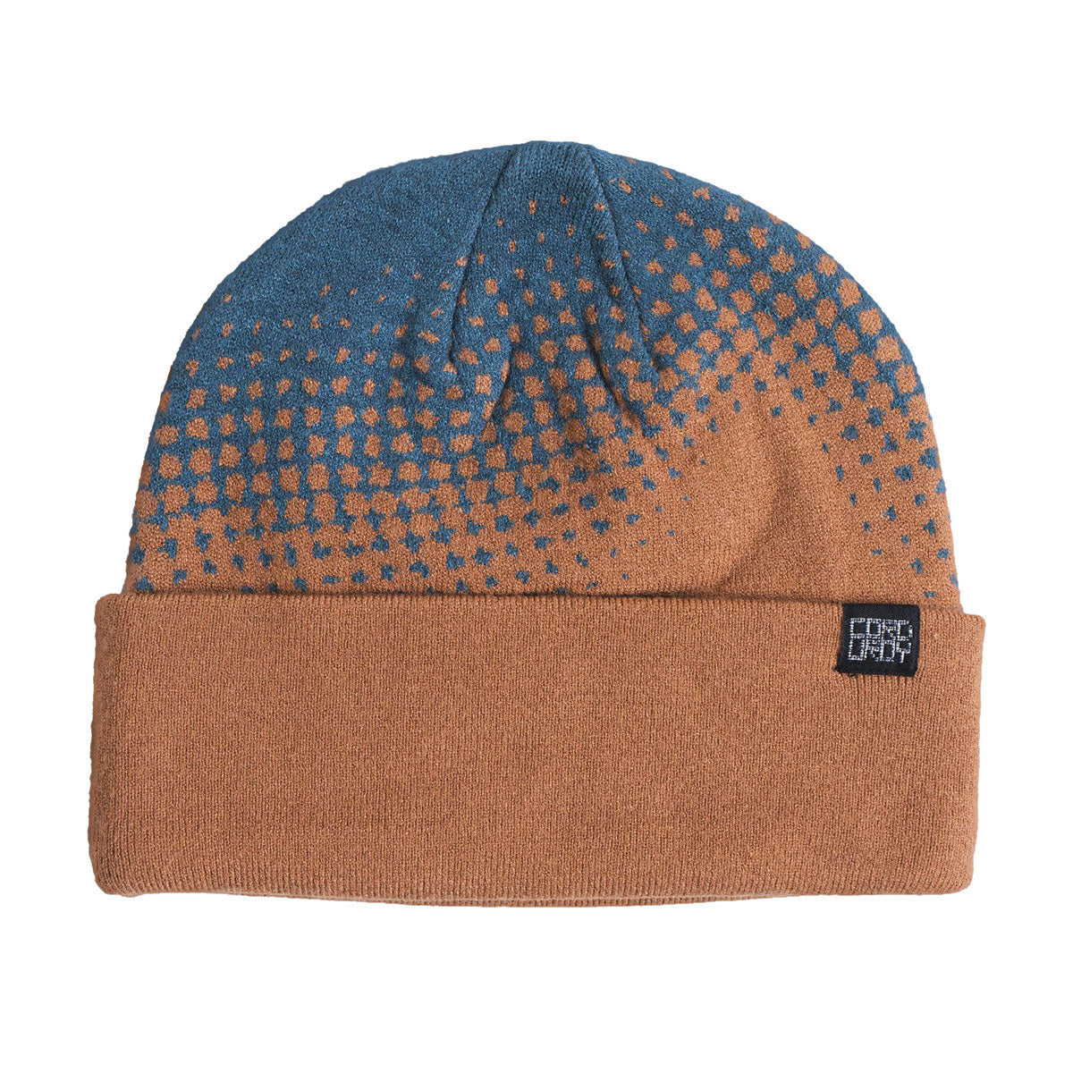 Corduroy Halftone Beanie - Dark Sand image 1