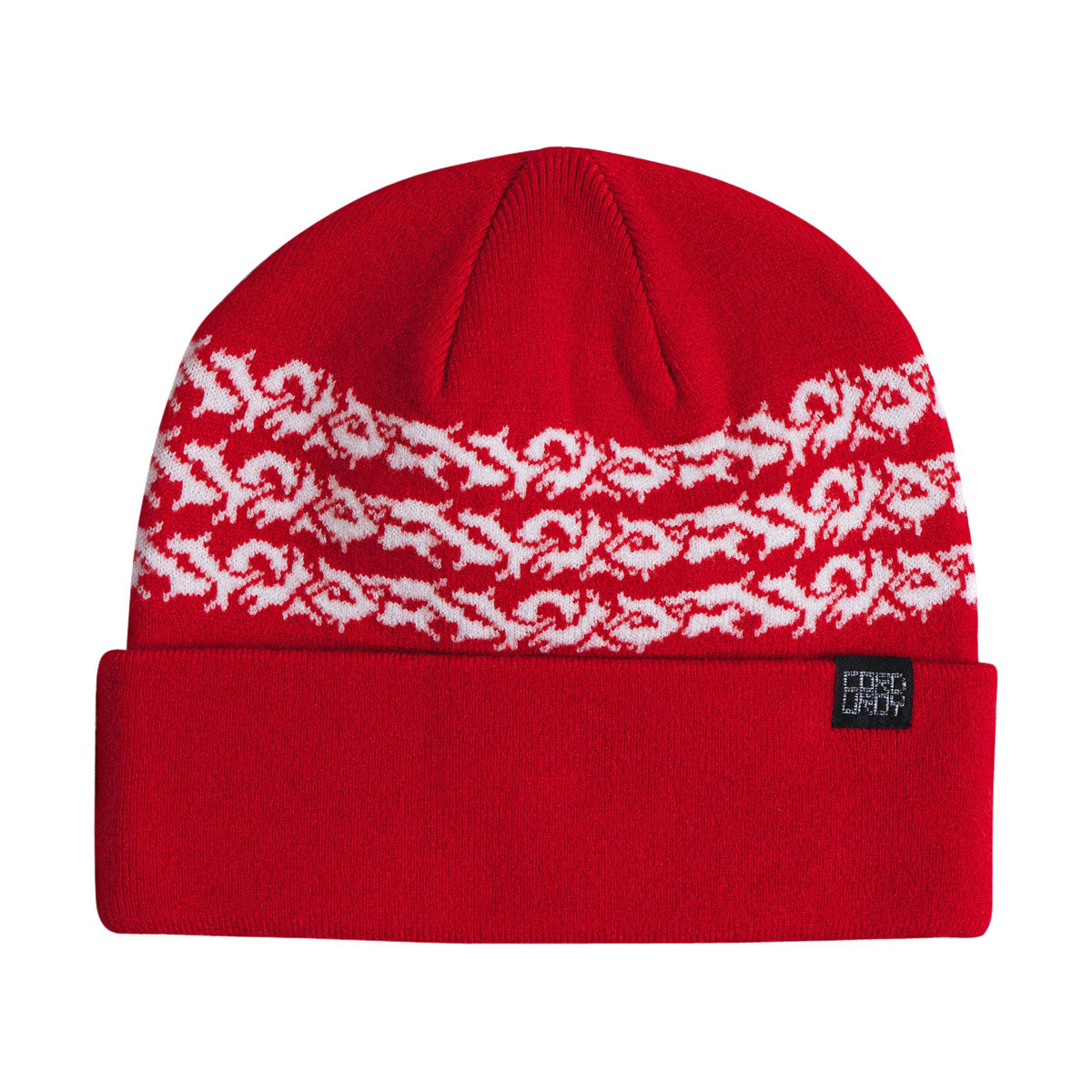Corduroy Prickly Beanie - Red image 1