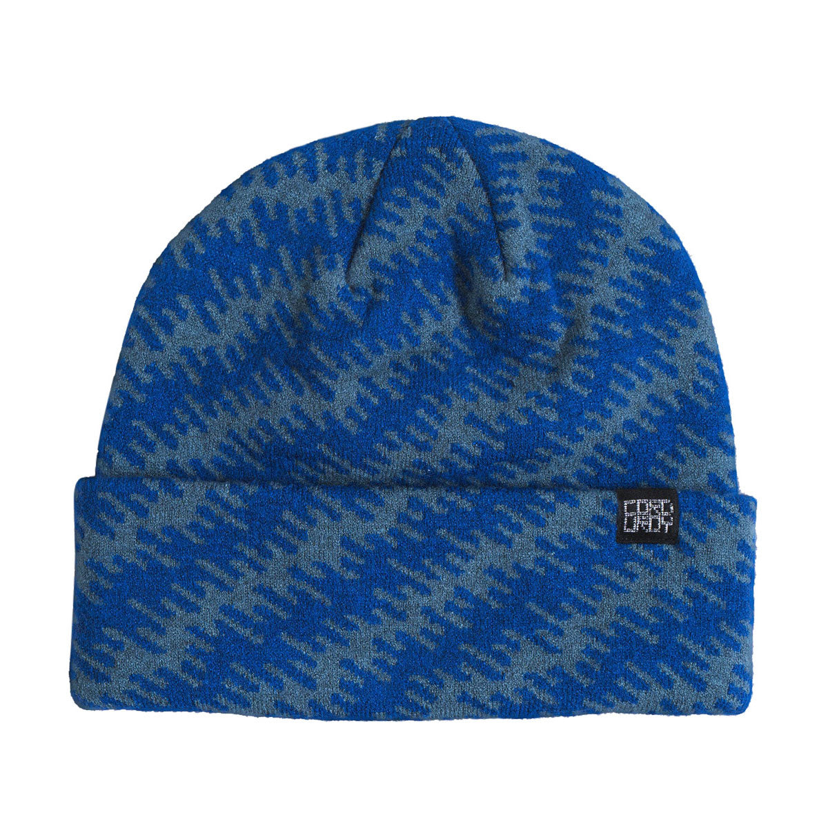 Corduroy Static Camo Beanie - Midnight image 1