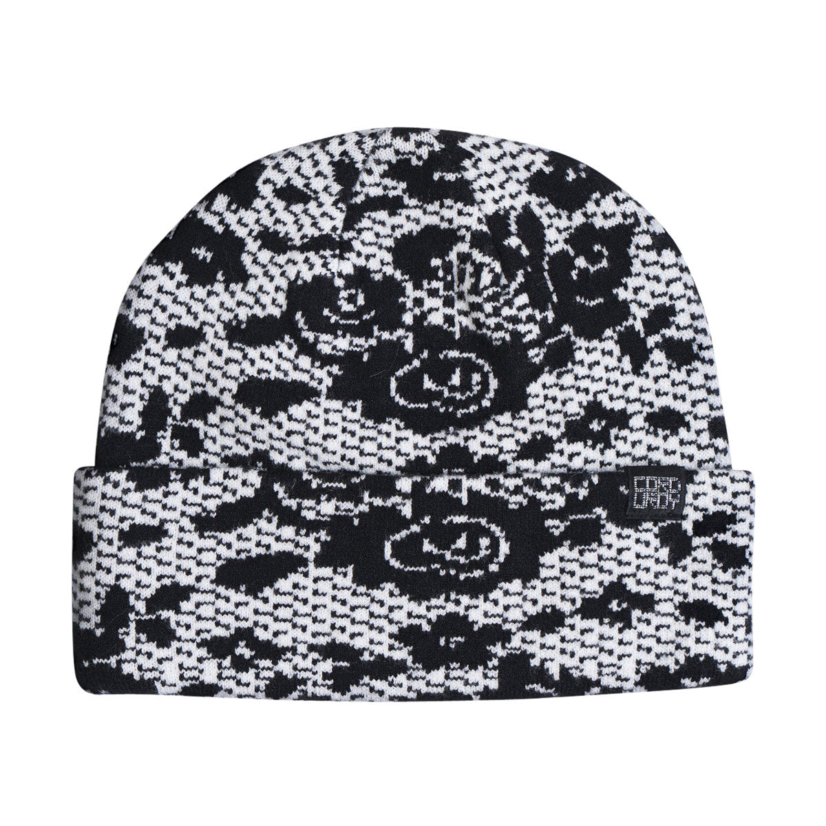 Corduroy Lace Beanie - White image 1