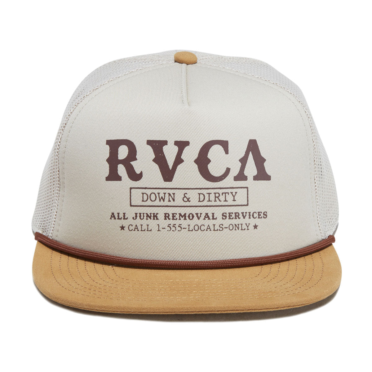 RVCA D & D Trucker Hat - Tan image 3