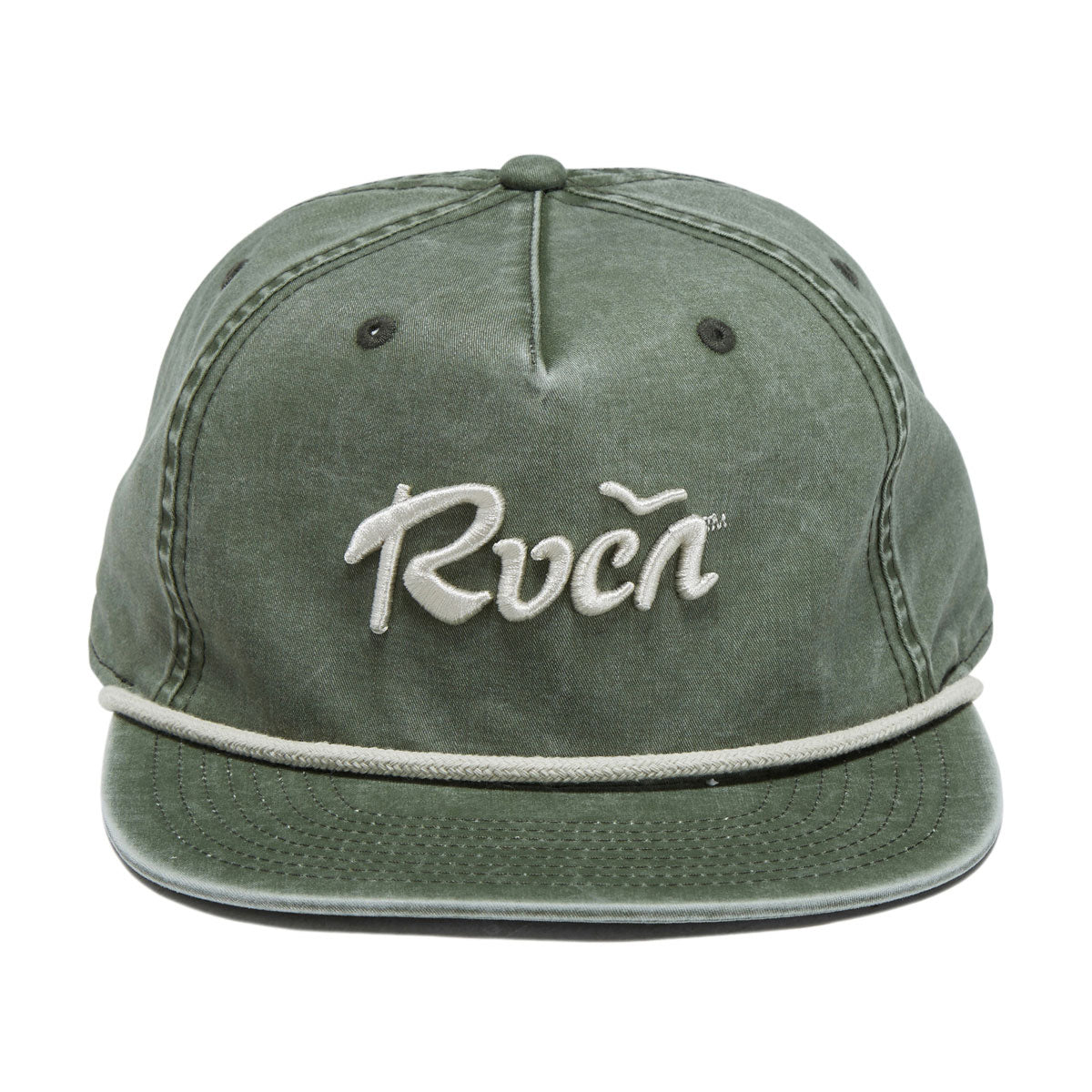 RVCA Mellow Snapback Hat - Olive image 5