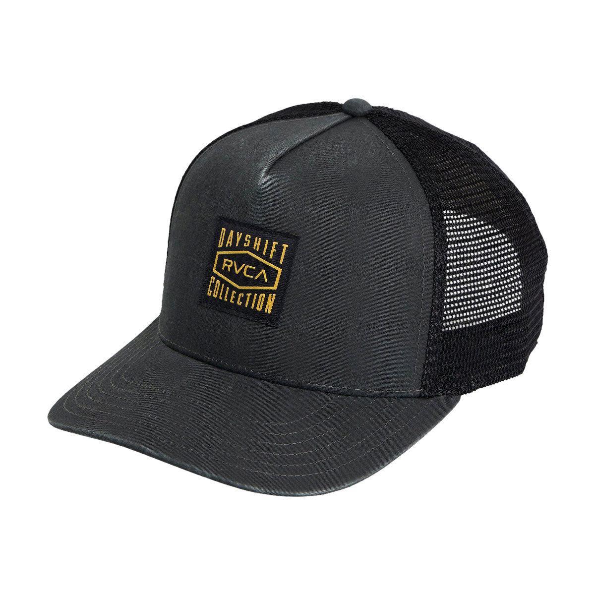 RVCA Dayshift Canvas Trucker Hat - Black image 1