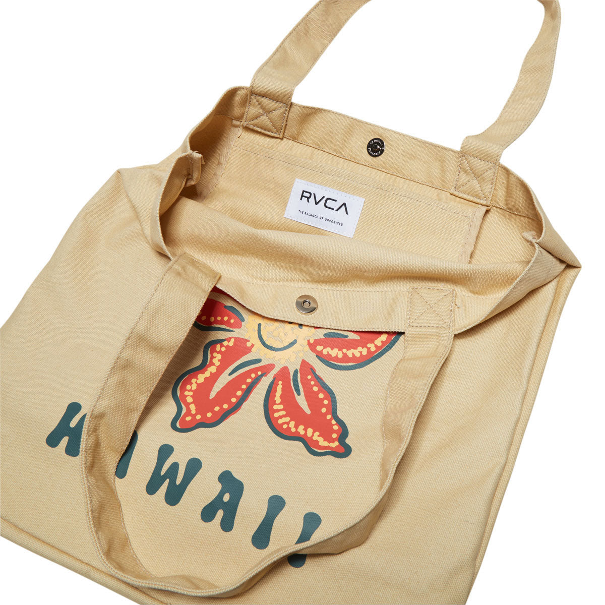RVCA Womens Basica Tote Bag - Tan image 3