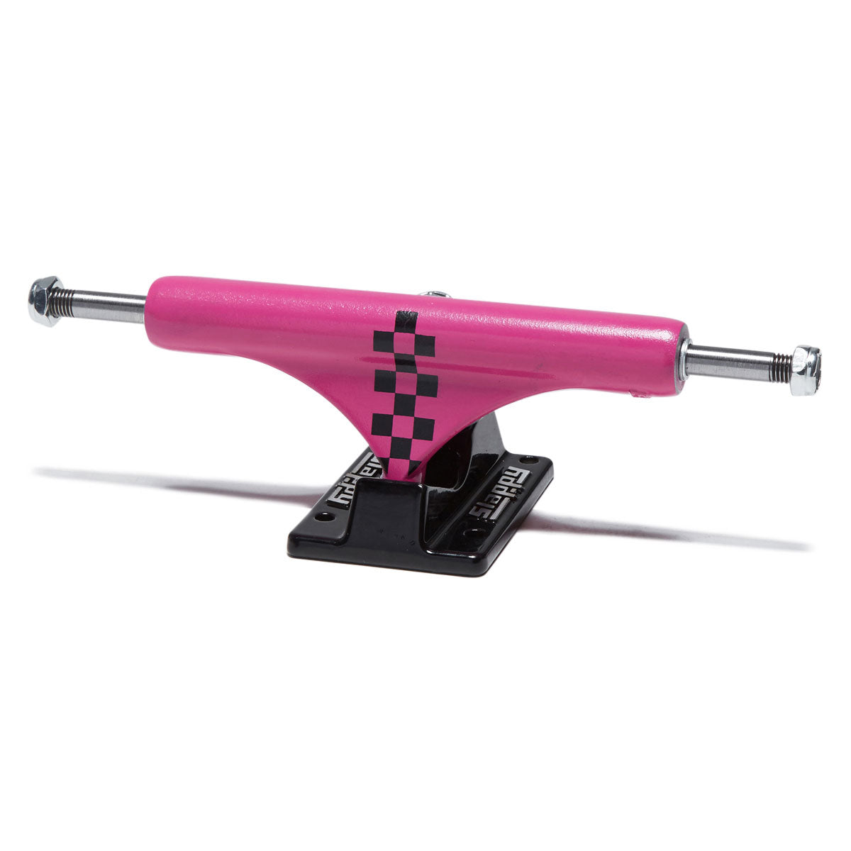 Slappy ST1 Classic Arisa Trew Checker Skateboard Trucks - Pink/Black - 8.00