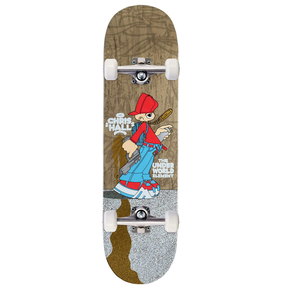 Underworld Element Hall B-Boy EX7 Skateboard Complete - 8.50