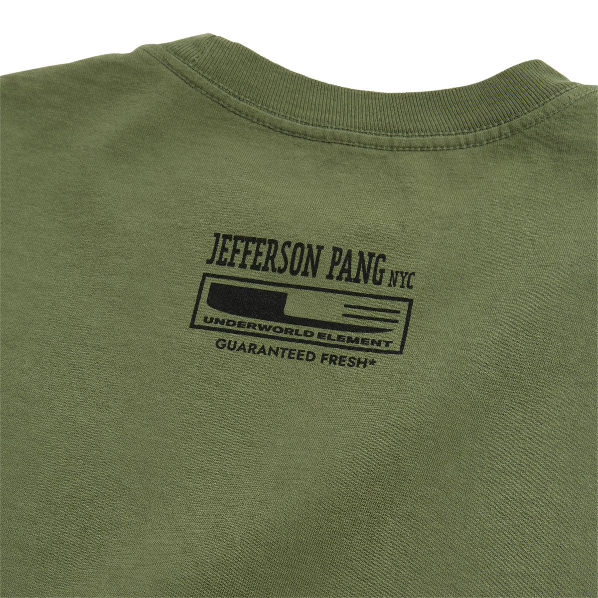 Underworld Element Pang Guaranteed Fresh T-Shirt - Light Olive image 5
