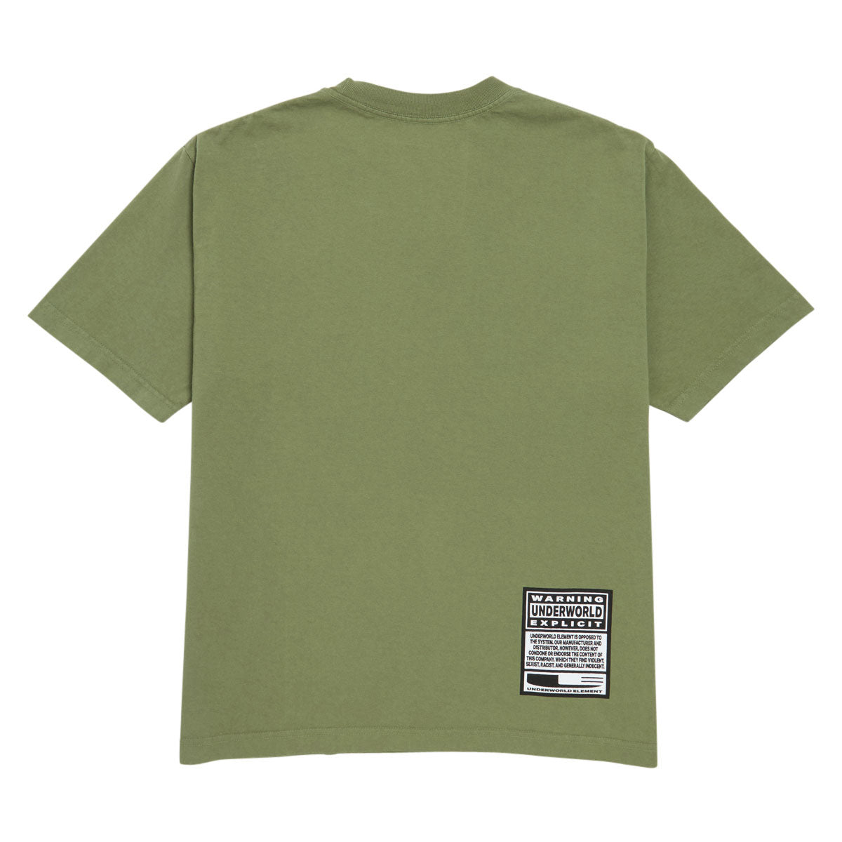 Underworld Element Explode T-Shirt - Light Olive image 2
