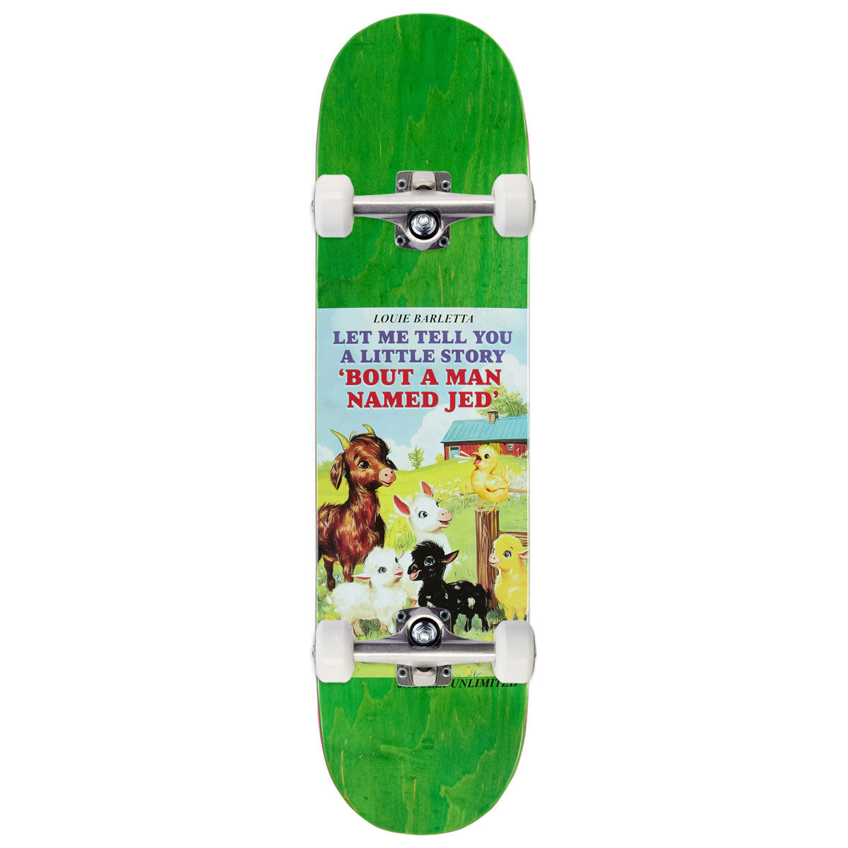 Jacuzzi Unlimited Louie Barletta Storybook EX7 Skateboard Complete - 8.25