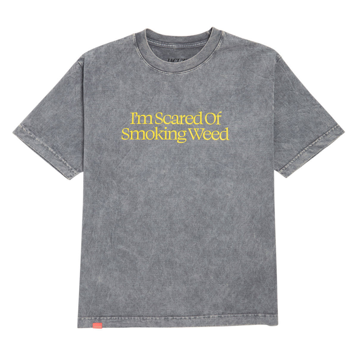Jacuzzi Unlimited Scared Weed Mineral Wash T-Shirt - Grey image 1