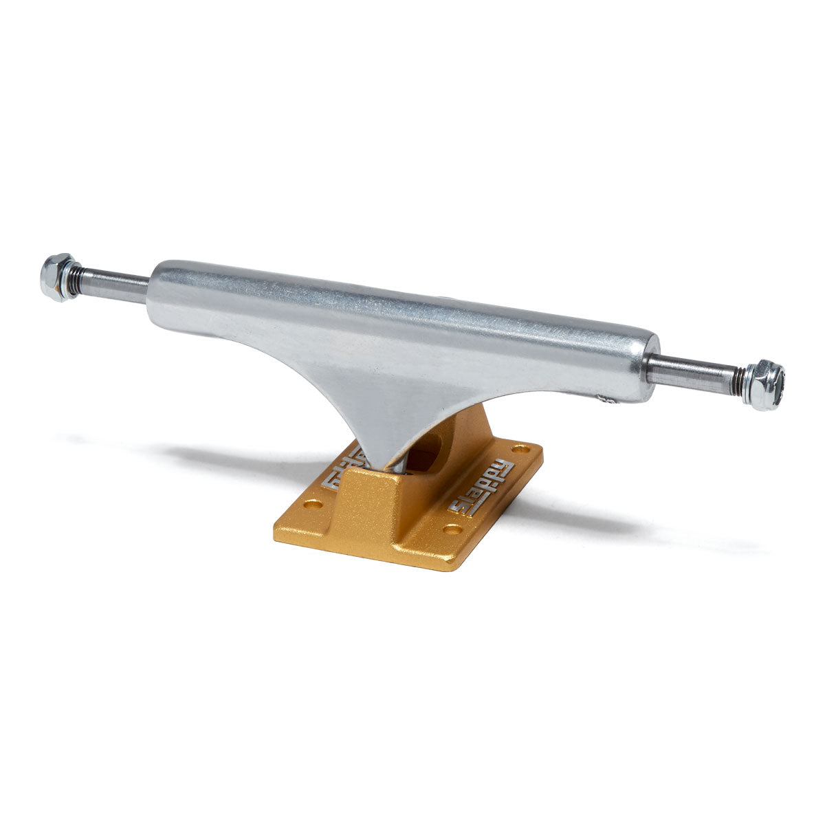 Slappy ST1 Inverted Hollow Lights Ultra Low Kingpin Skateboard Trucks - Polished/Gold/Gold - 8.00