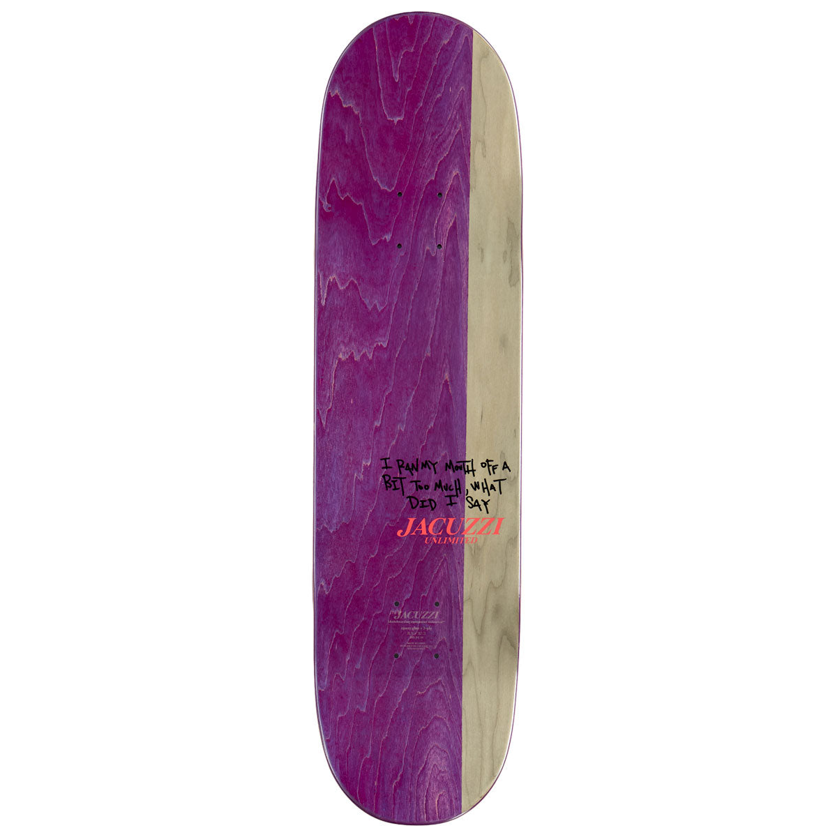 Jacuzzi Unlimited John Dilo Mummy EX7 Skateboard Complete - 8.50