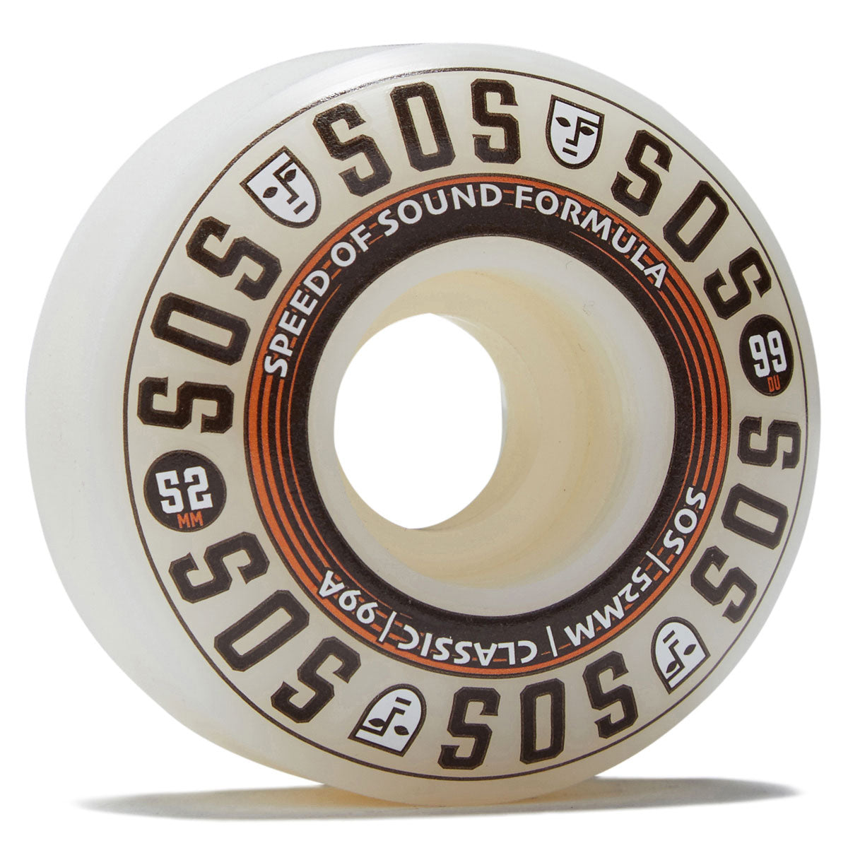 Opera SOS Express Classic 99a Skateboard Wheels - White - 52mm image 1