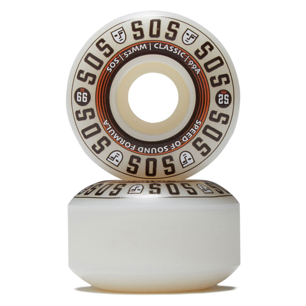 Opera SOS Express Classic 99a Skateboard Wheels - White - 52mm image 2