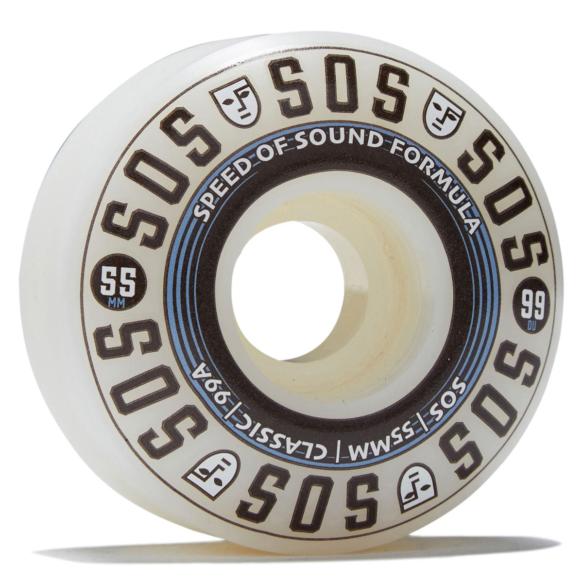 Opera SOS Express Classic 99a Skateboard Wheels - White - 55mm image 1