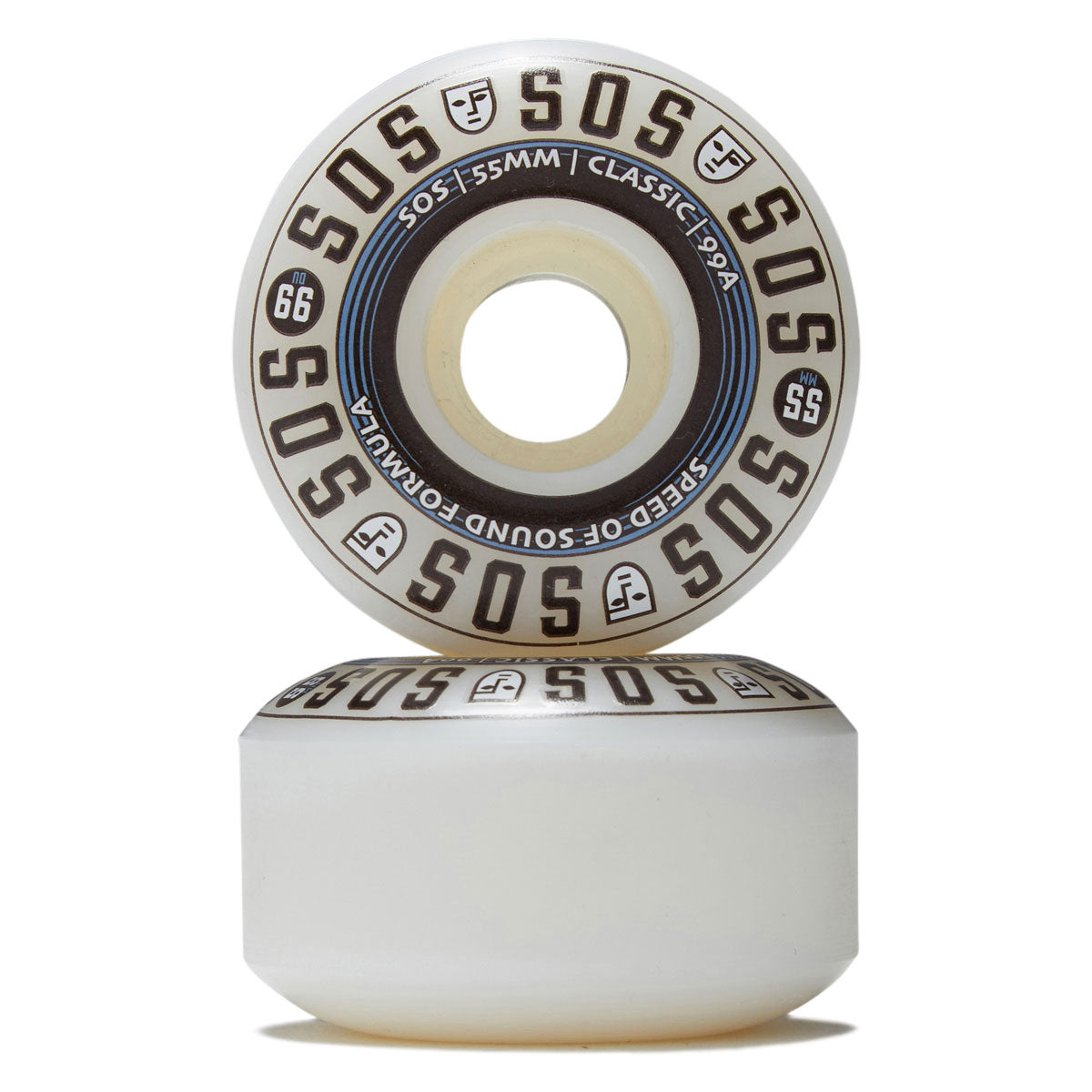 Opera SOS Express Classic 99a Skateboard Wheels - White - 55mm image 2