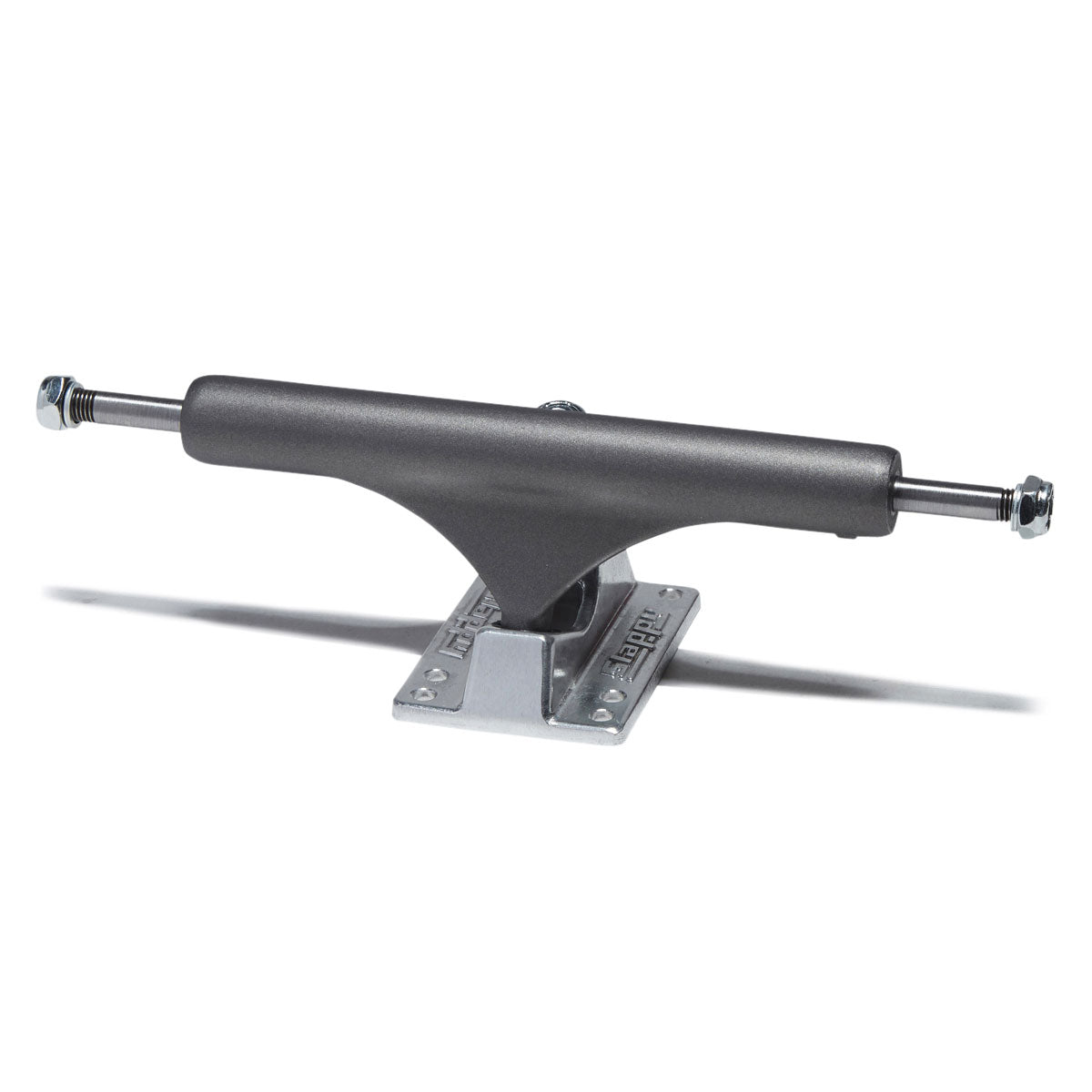 Slappy ST1 Hollow Lights Skateboard Trucks - Gunmetal/Polished - 9.00