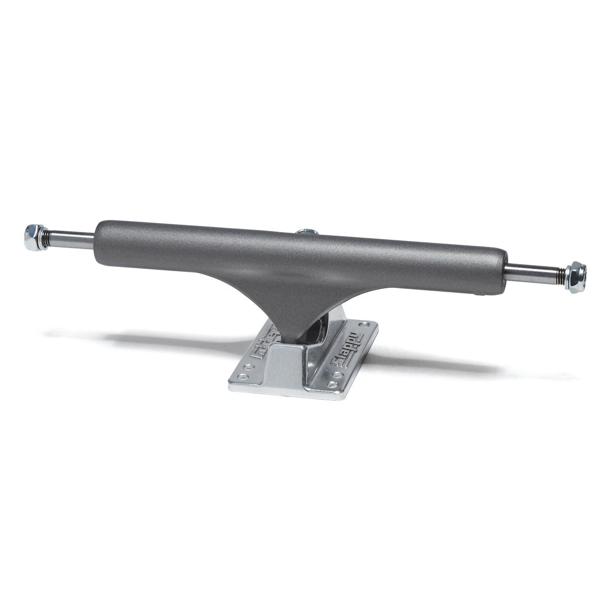 Slappy ST1 Hollow Lights Skateboard Trucks - Gunmetal/Polished - 10.00