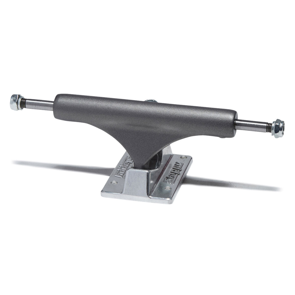 Slappy ST1 Hollow Lights Skateboard Trucks - Gunmetal/Polished - 8.00