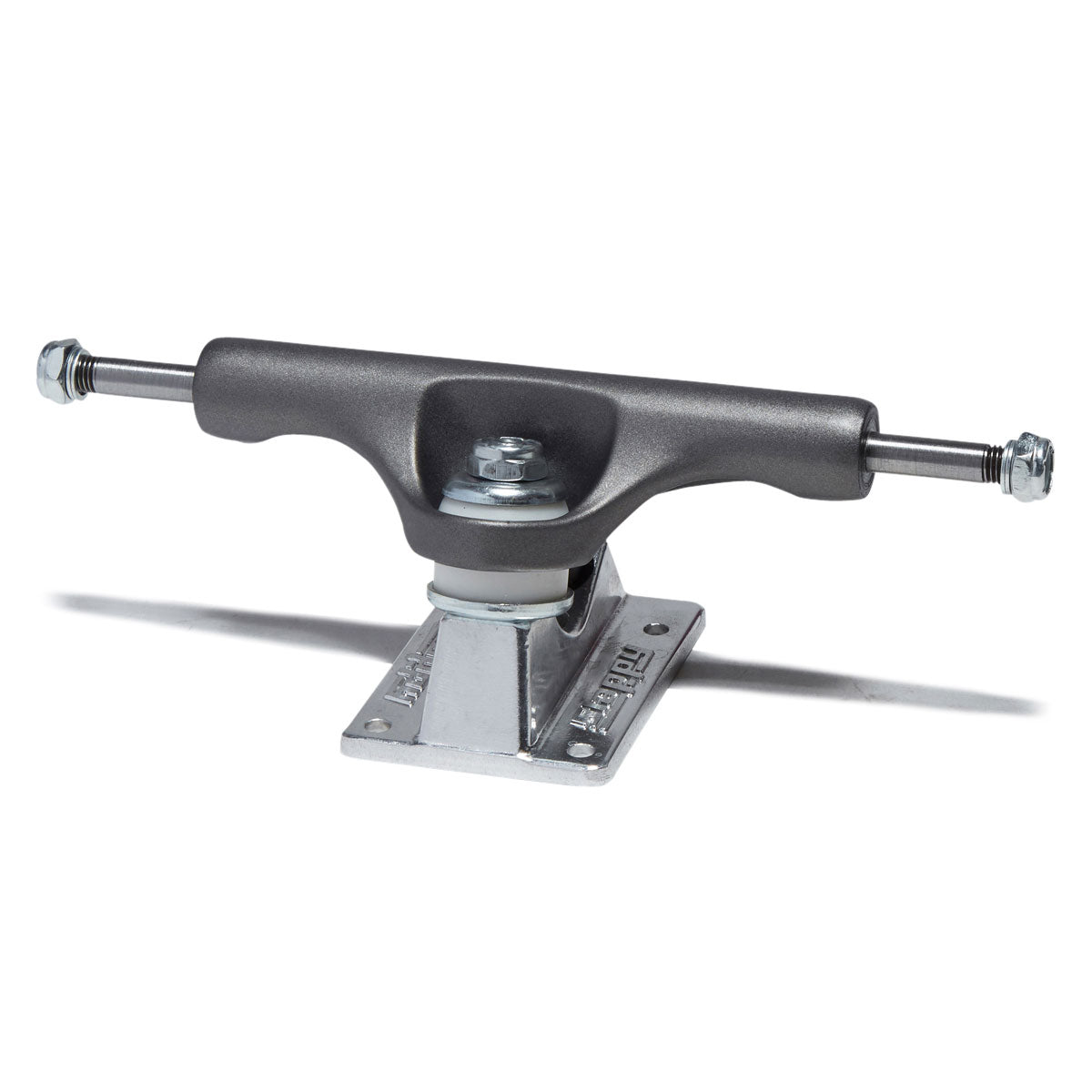 Slappy ST1 Hollow Lights Skateboard Trucks - Gunmetal/Polished - 8.00
