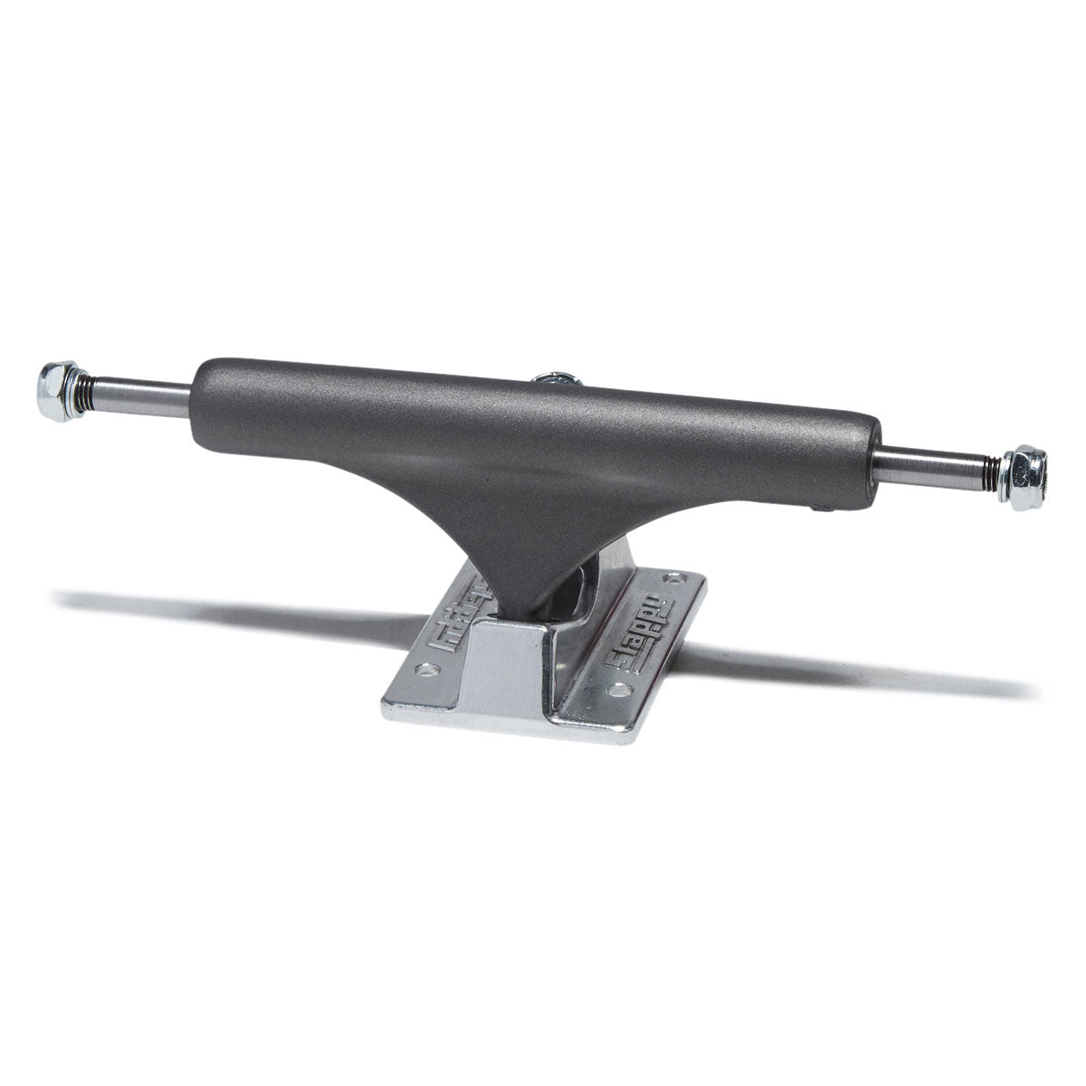 Slappy ST1 Hollow Lights Skateboard Trucks - Gunmetal/Polished - 8.25
