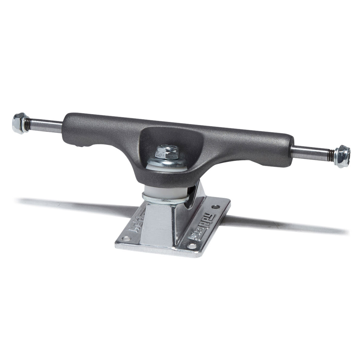 Slappy ST1 Hollow Lights Skateboard Trucks - Gunmetal/Polished - 8.25