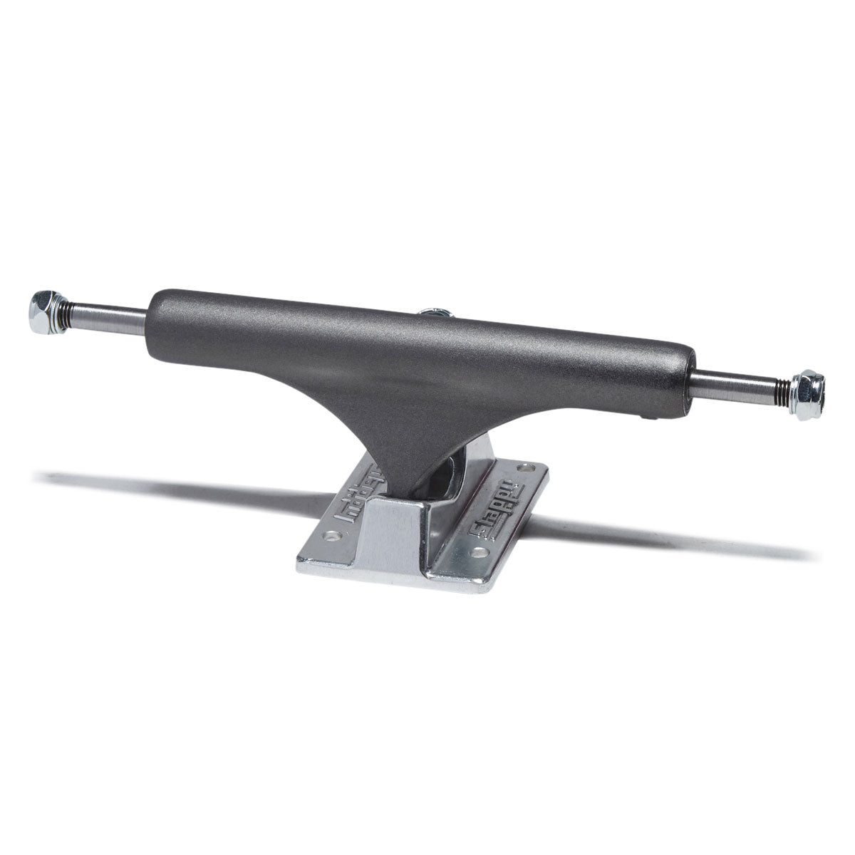 Slappy ST1 Hollow Lights Skateboard Trucks - Gunmetal/Polished - 8.50